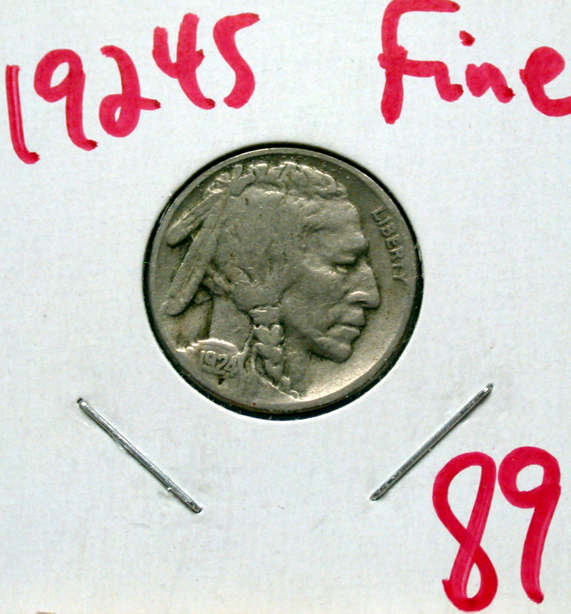 1924 S Buffalo Nick in Fine - Click Image to Close